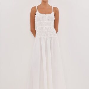 DISSH Toby White Cotton Dress